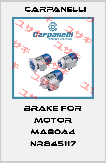 brake for motor MA80A4 Nr845117 Carpanelli