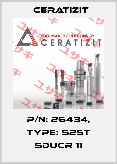 P/N: 26434, Type: S25T SDUCR 11 Ceratizit