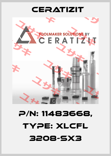 P/N: 11483668, Type: XLCFL 3208-SX3 Ceratizit