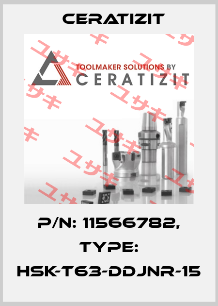 P/N: 11566782, Type: HSK-T63-DDJNR-15 Ceratizit
