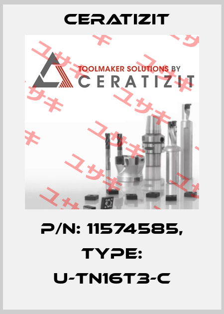 P/N: 11574585, Type: U-TN16T3-C Ceratizit
