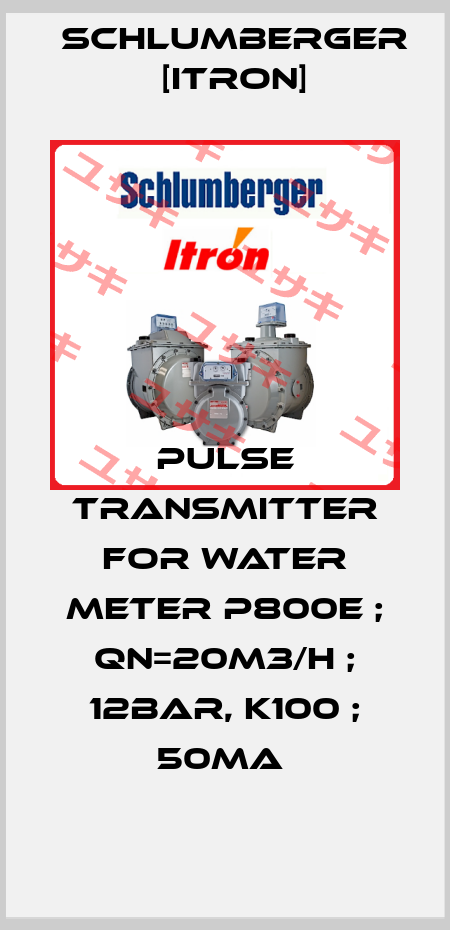 pulse transmitter for water meter P800E ; Qn=20m3/H ; 12bar, K100 ; 50mA  Schlumberger [Itron]