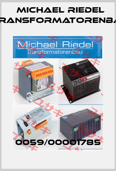 0059/00001785 Michael Riedel Transformatorenbau
