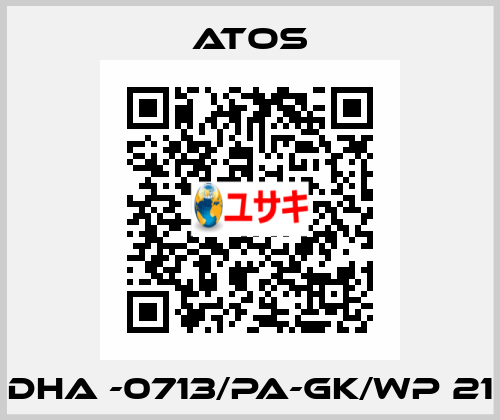 DHA -0713/PA-GK/WP 21 Atos