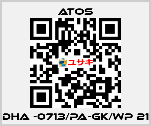 DHA -0713/PA-GK/WP 21 Atos