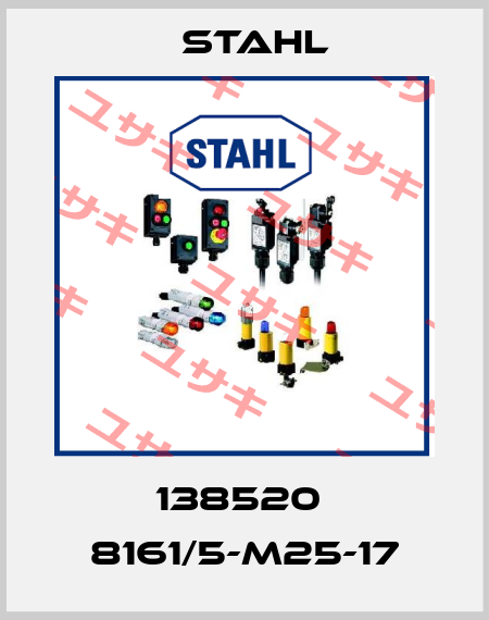 138520  8161/5-M25-17 Stahl