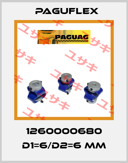1260000680 d1=6/d2=6 mm Paguflex