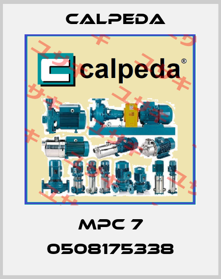 MPC 7 0508175338 Calpeda