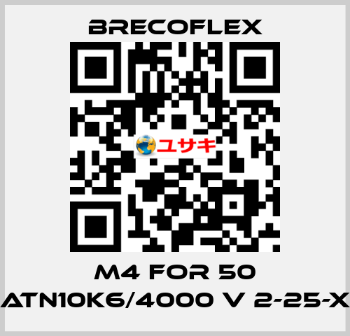 M4 for 50 ATN10K6/4000 V 2-25-X Brecoflex