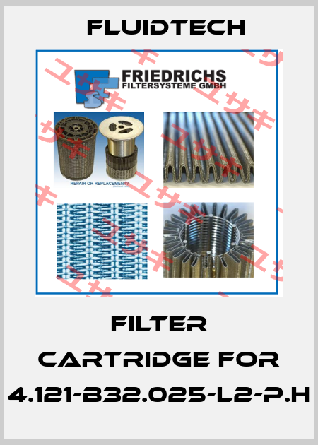 Filter Cartridge for 4.121-B32.025-L2-P.H Fluidtech