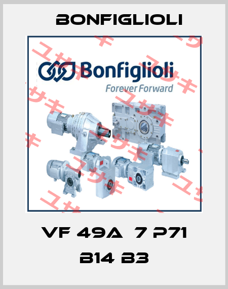 VF 49A  7 P71 B14 B3 Bonfiglioli