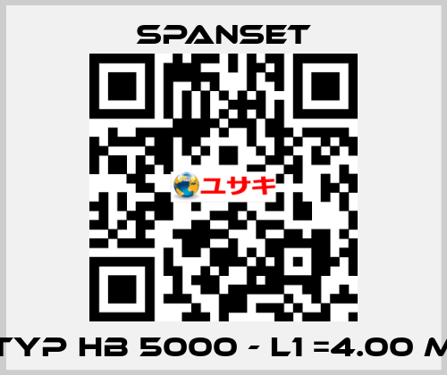 Typ HB 5000 - L1 =4.00 m SpanSet
