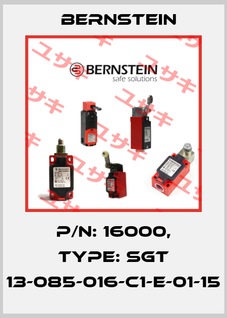 P/N: 16000, Type: SGT 13-085-016-C1-E-01-15 Bernstein
