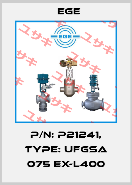 p/n: P21241, Type: UFGSa 075 Ex-L400 Ege