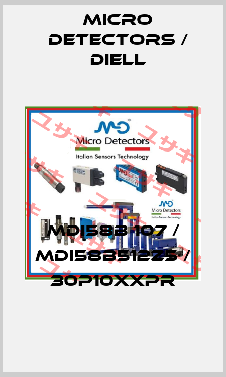 MDI58B 107 / MDI58B512Z5 / 30P10XXPR
 Micro Detectors / Diell