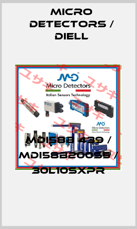 MDI58B 439 / MDI58B200S5 / 30L10SXPR
 Micro Detectors / Diell