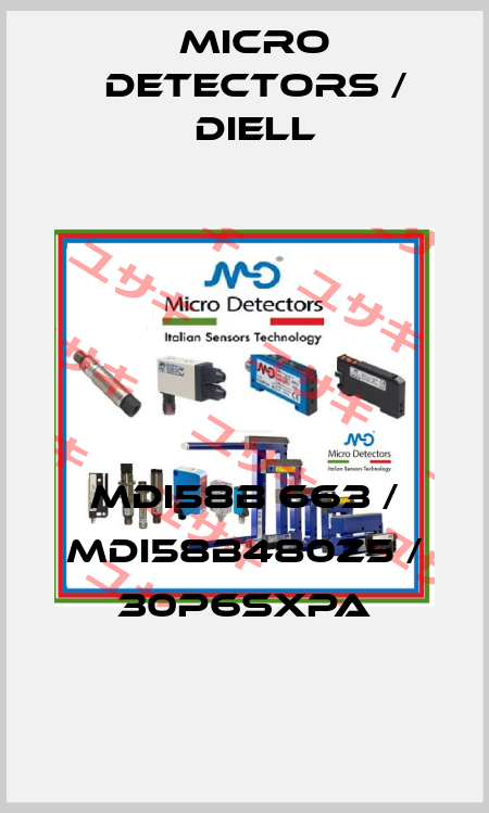 MDI58B 663 / MDI58B480Z5 / 30P6SXPA
 Micro Detectors / Diell
