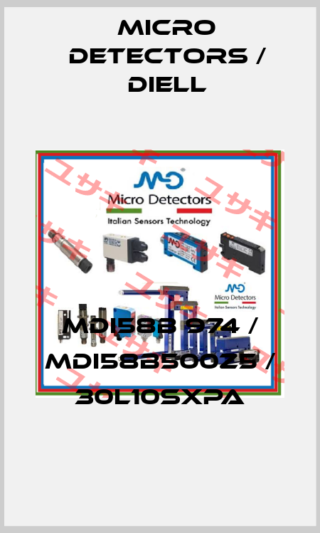 MDI58B 974 / MDI58B500Z5 / 30L10SXPA
 Micro Detectors / Diell