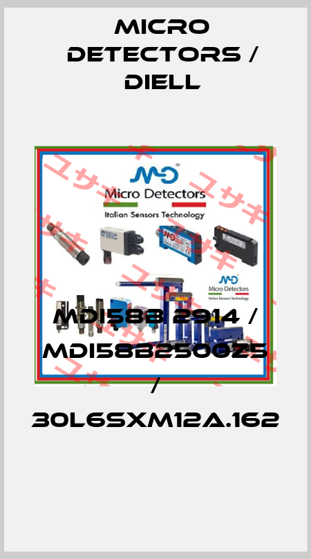 MDI58B 2914 / MDI58B2500Z5 / 30L6SXM12A.162
 Micro Detectors / Diell