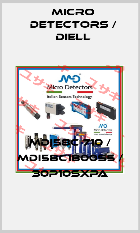MDI58C 710 / MDI58C1800S5 / 30P10SXPA
 Micro Detectors / Diell