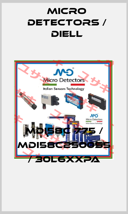 MDI58C 775 / MDI58C2500S5 / 30L6XXPA
 Micro Detectors / Diell
