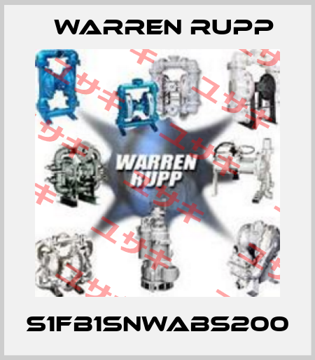 S1FB1SNWABS200 Warren Rupp
