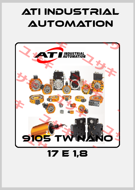 9105 TW Nano 17 E 1,8 ATI Industrial Automation