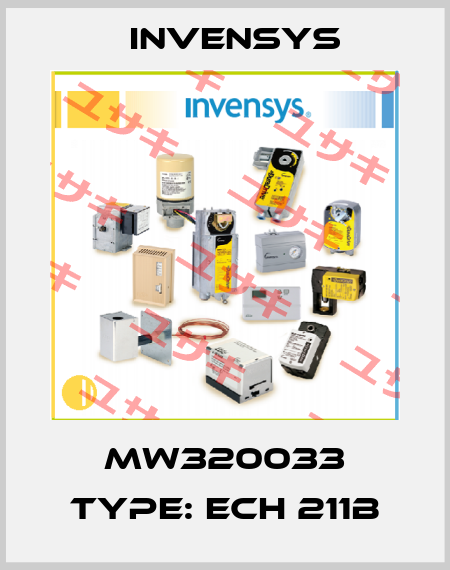 MW320033 Type: ECH 211B Invensys