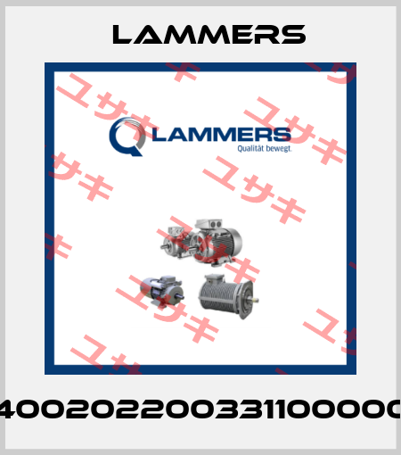 04002022003311000000 Lammers