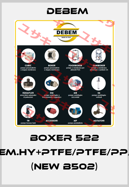 BOXER 522 PP/MEM.HY+PTFE/PTFE/PP/PTFE (NEW B502) Debem