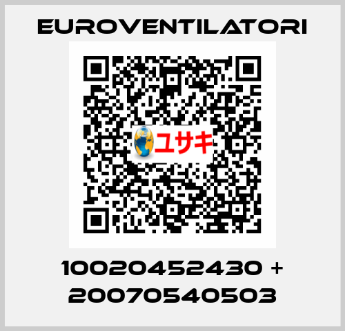 10020452430 + 20070540503 Euroventilatori