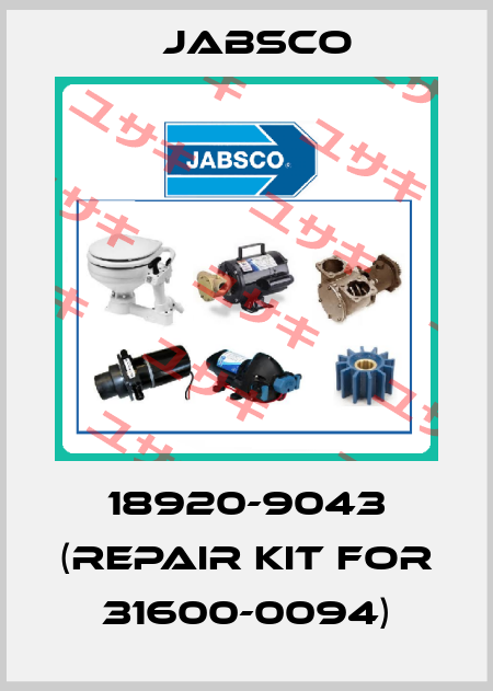 18920-9043 (repair kit for 31600-0094) Jabsco