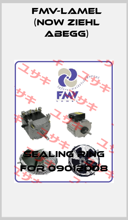 Sealing ring for 09012008 FMV-Lamel (now Ziehl Abegg)