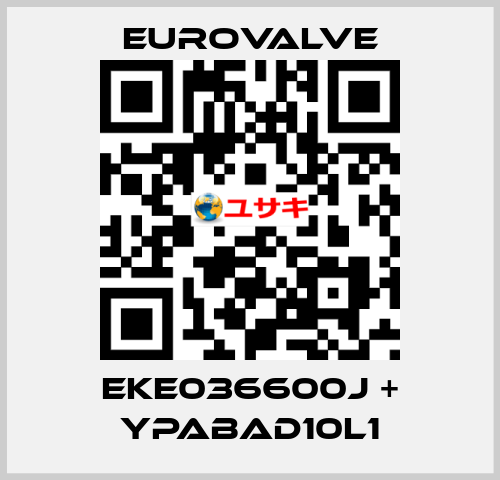 EKE036600J + YPABAD10L1 Eurovalve
