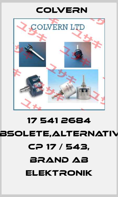 17 541 2684 obsolete,alternative CP 17 / 543, brand Ab Elektronik Colvern