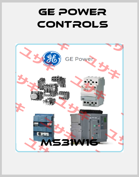 MS31W16 GE Power Controls