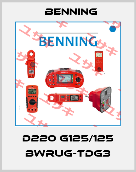 D220 G125/125 BWrug-TDG3 Benning