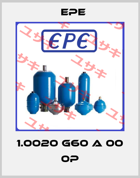 1.0020 G60 A 00 0P Epe