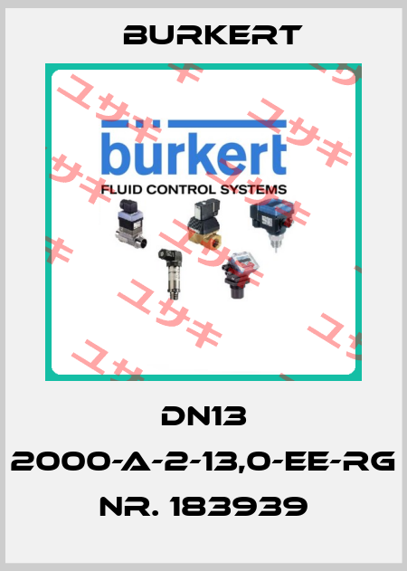 DN13 2000-A-2-13,0-EE-RG Nr. 183939 Burkert