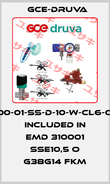 EMD3100-01-SS-D-10-W-CL6-CL6-Ar, included in EMD 310001 SSE10,5 O G38G14 FKM Gce-Druva
