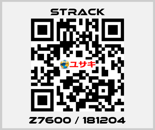 Z7600 / 181204 Strack