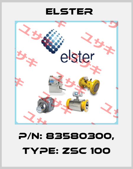 P/N: 83580300, Type: ZSC 100 Elster