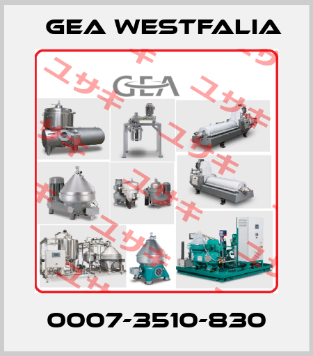 0007-3510-830 Gea Westfalia