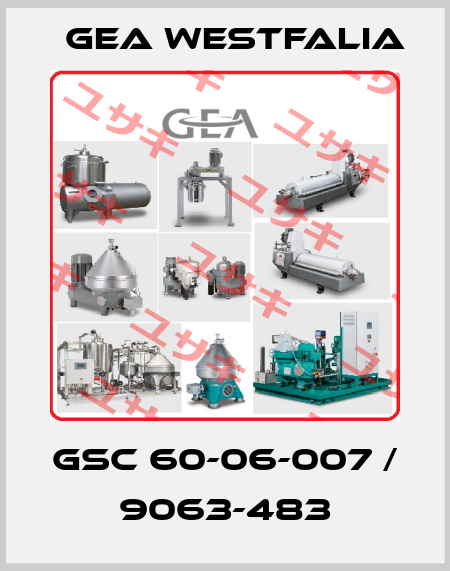 GSC 60-06-007 / 9063-483 Gea Westfalia
