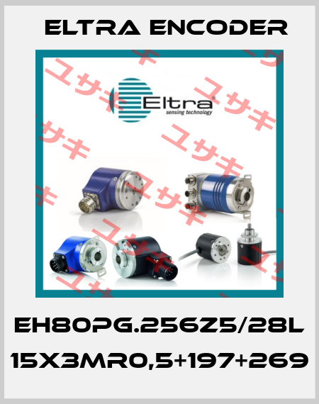 EH80PG.256Z5/28L 15X3MR0,5+197+269 Eltra Encoder