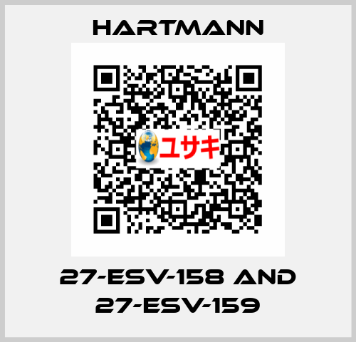 27-ESV-158 and 27-ESV-159 Hartmann