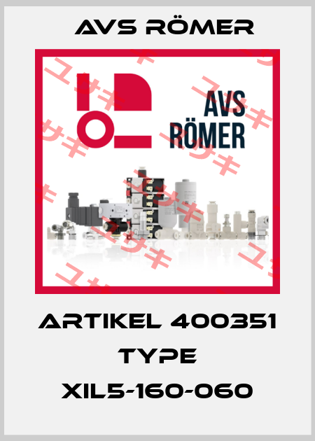 Artikel 400351 Type XIL5-160-060 Avs Römer