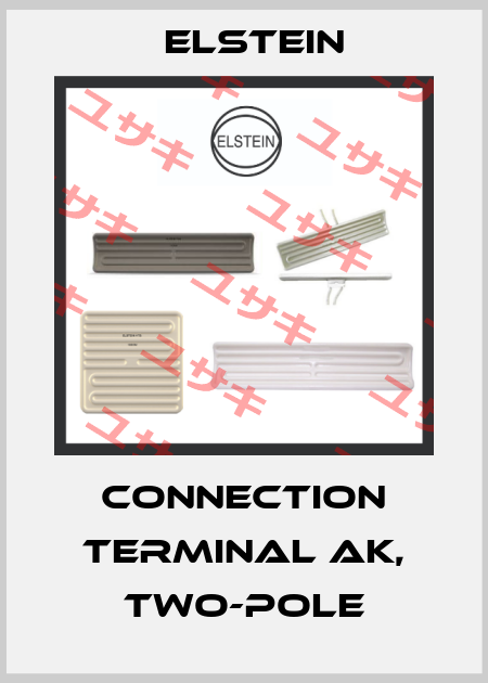 Connection terminal AK, two-pole Elstein