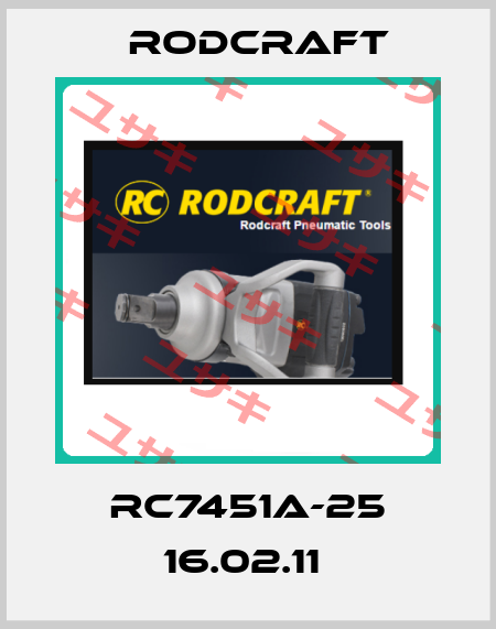 RC7451A-25 16.02.11  Rodcraft