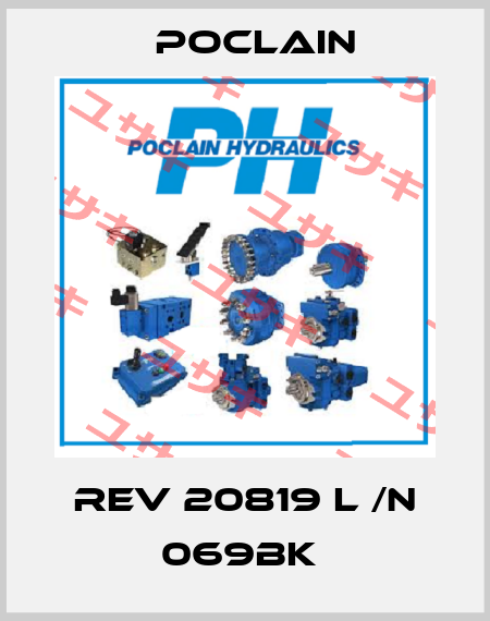REV 20819 L /N 069BK  Poclain